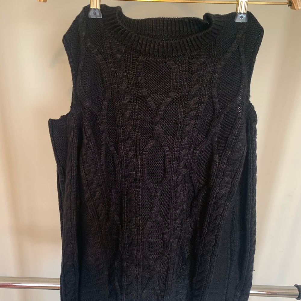 bare shoulder sweater